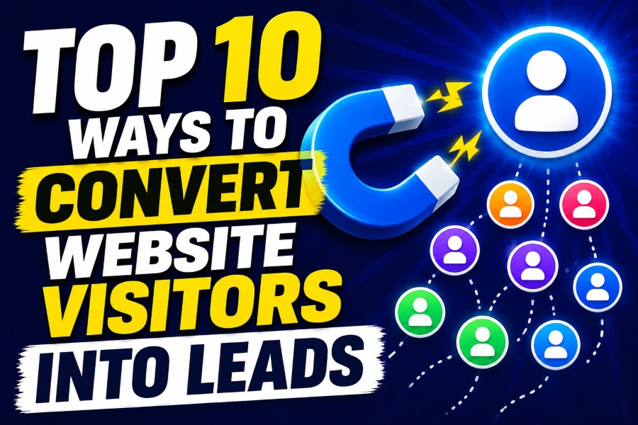 Top 10 Ways to Convert Website Visitors Into Leads