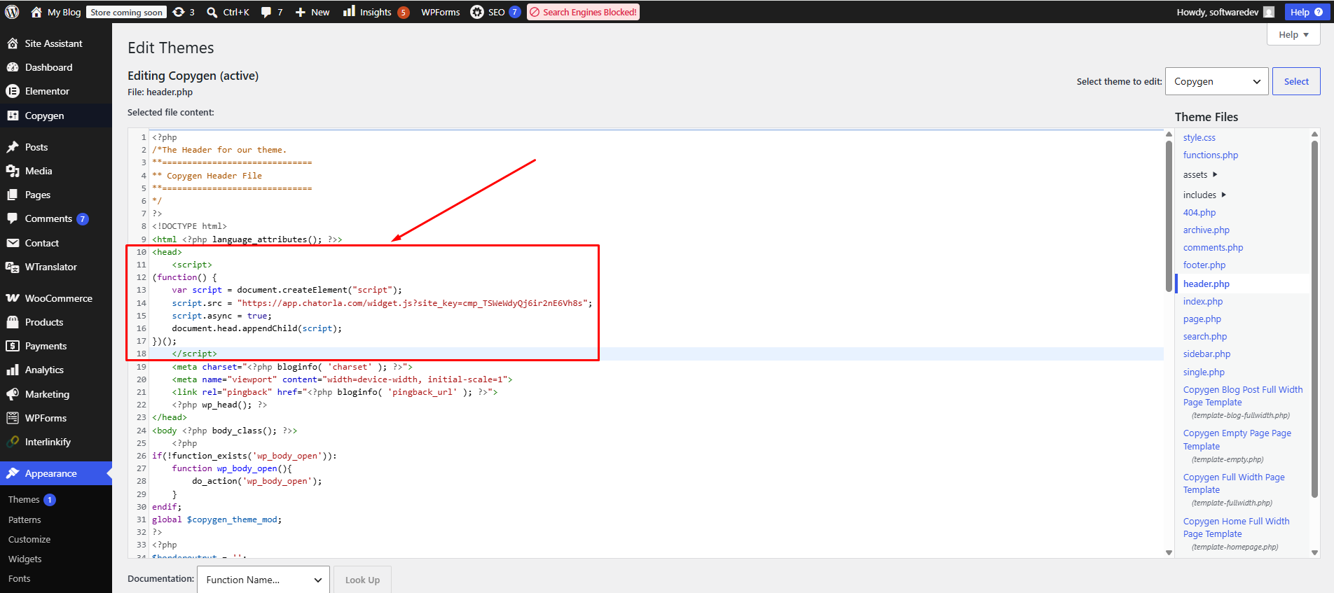 Chatorla Widget Script