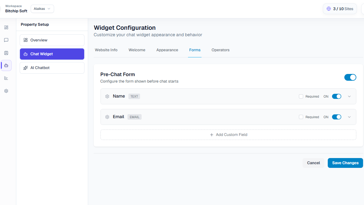 Widget Configuration 5